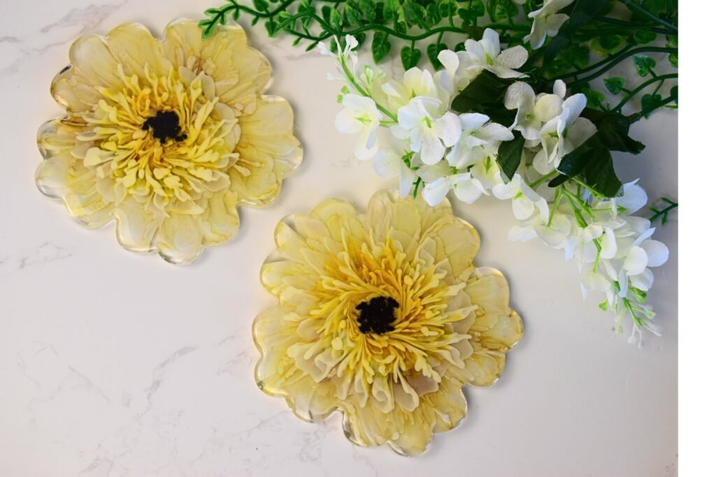 BTA BTA Yellow Resin Art Coaster