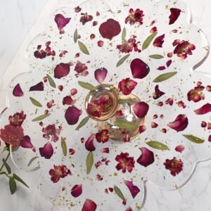 Large Resin Single Tier Cake Stand